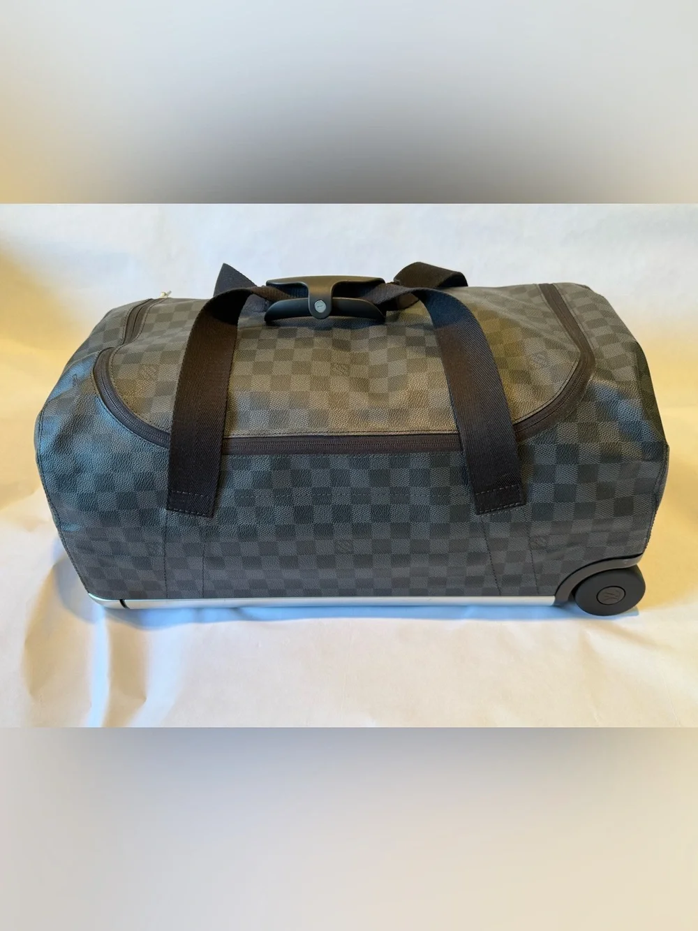 Louis Vuitton Damier Graphite Canvas Travel Duffel in Black